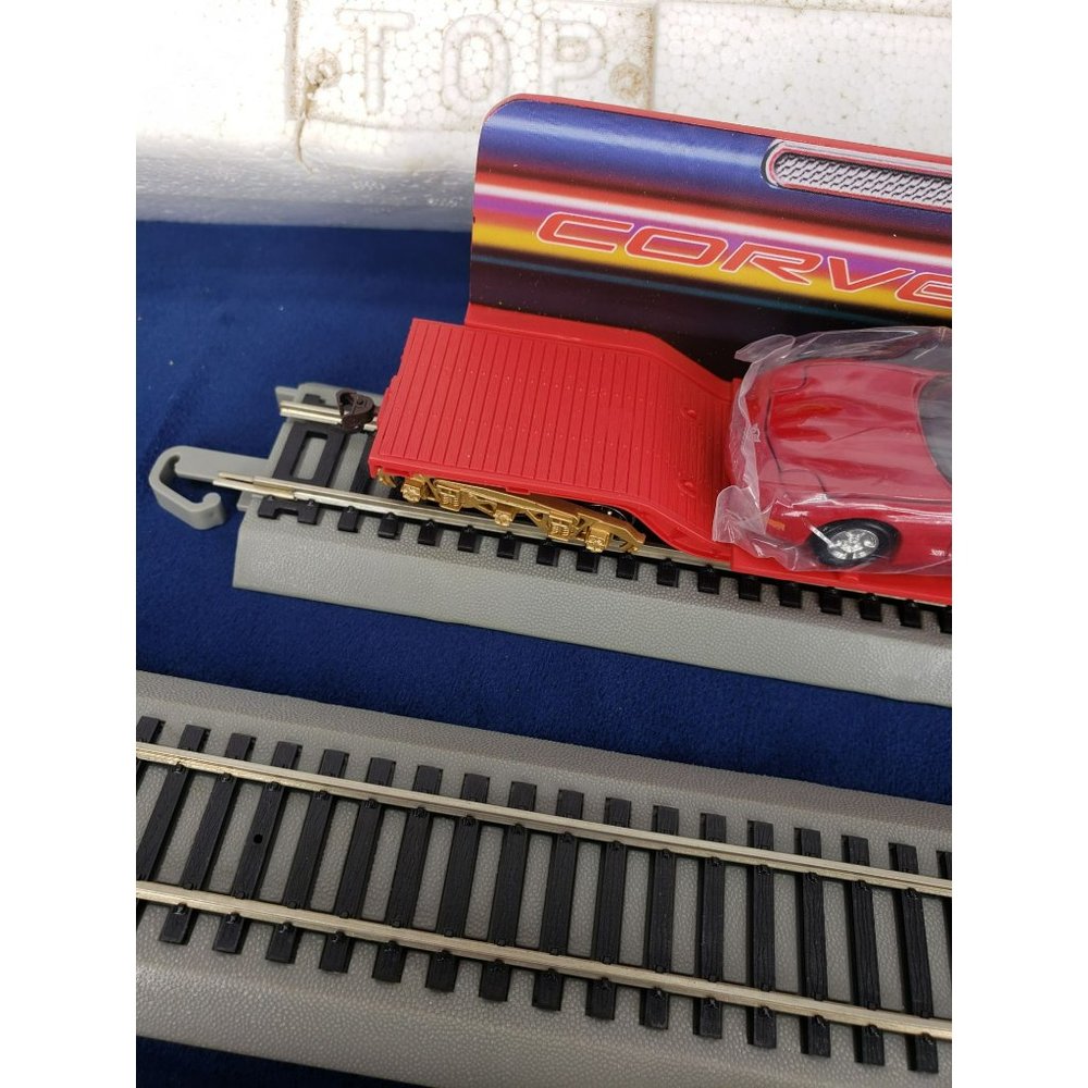 HAWTHORNE VILLAGE BACHMANN HO TRAIN‎ SET FLAT CAR 1997 CORVETTE 50TH ANNIVERSARY - Picture 7 of 12